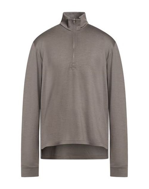 Man Sweatshirt Taupe Size L Virgin Wool