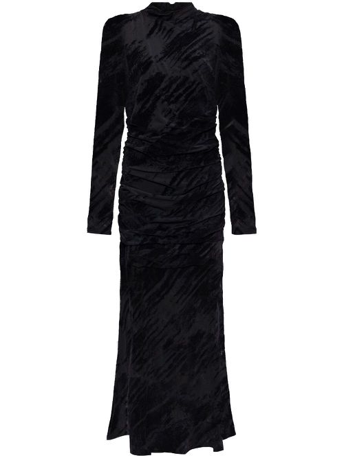 Long-sleeved dress - Black