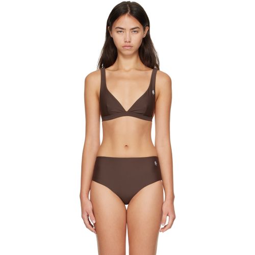 Brown Romy Bikini Top