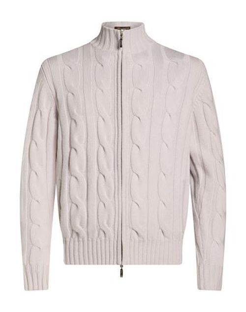 Man Cardigan Light grey Size 42 Cashmere