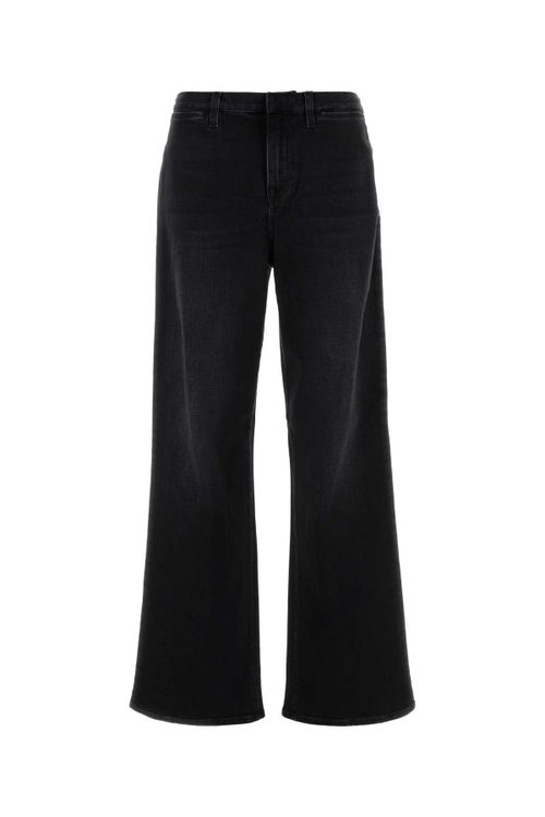 Low Straight Petite Jeans — Black
