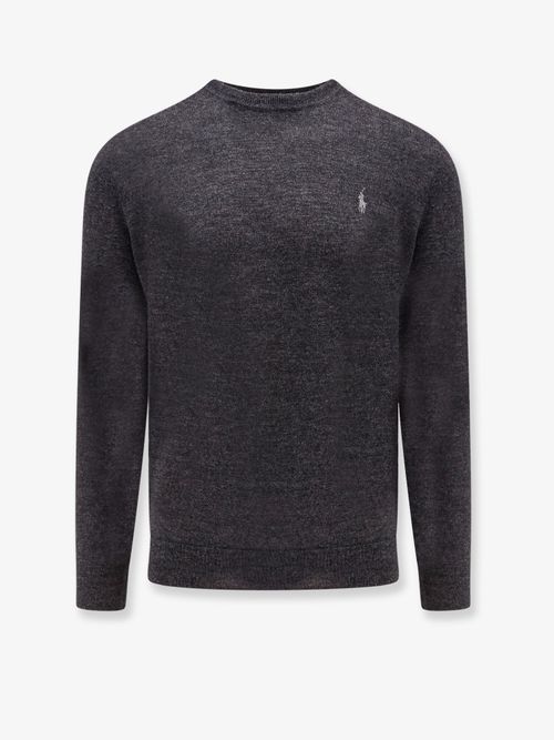Wool Crew Neck Sweater — Gray