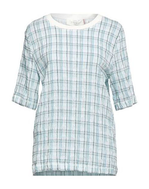 Woman Top Sky blue Size 6 Viscose, Cotton, Polyamide, Elastane