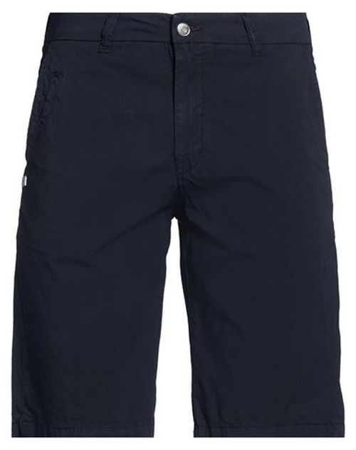 Man Shorts & Bermuda Shorts Midnight blue Size 33 Cotton, Elastane