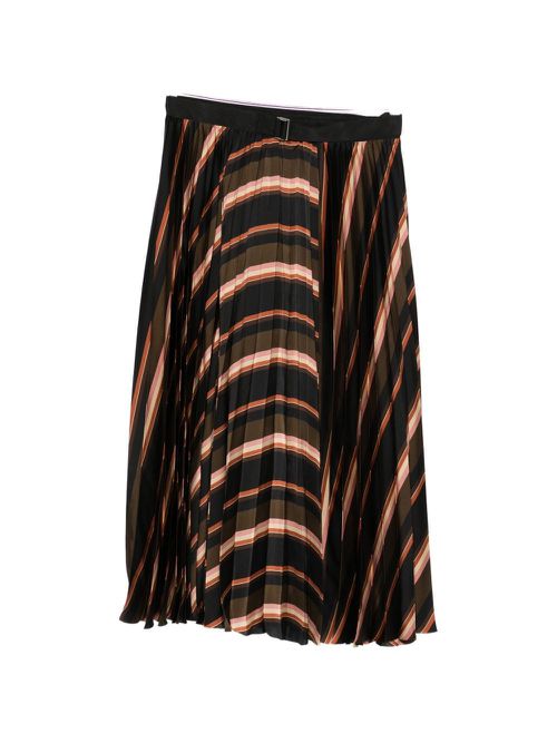 Striped Midi Skirt
