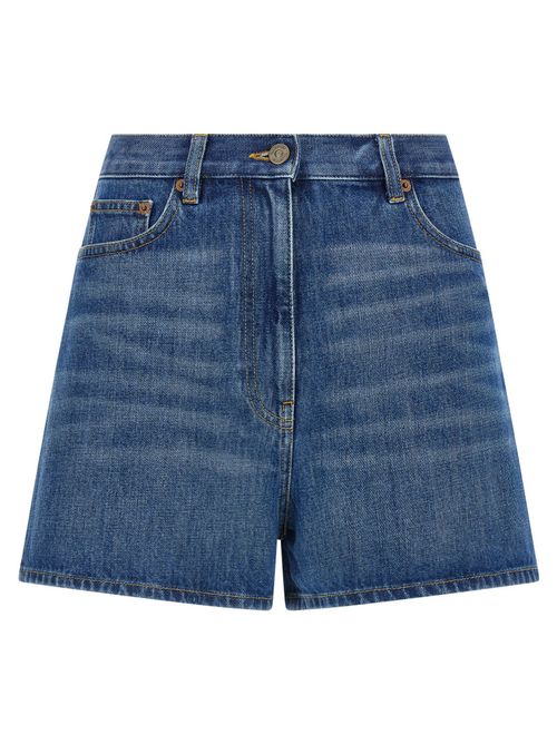 Blue VGold Shorts