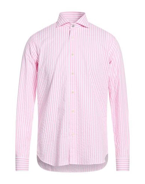 Man Shirt Pink Size 17 Cotton