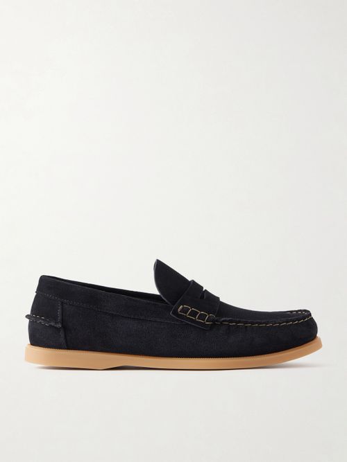 Men - Leo Suede Penny Loafers