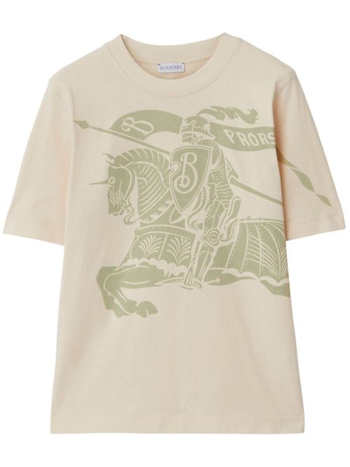Equestrian Knight cotton T-shirt - Neutrals