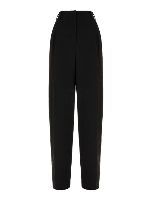 Double Pleat Pants In Wool