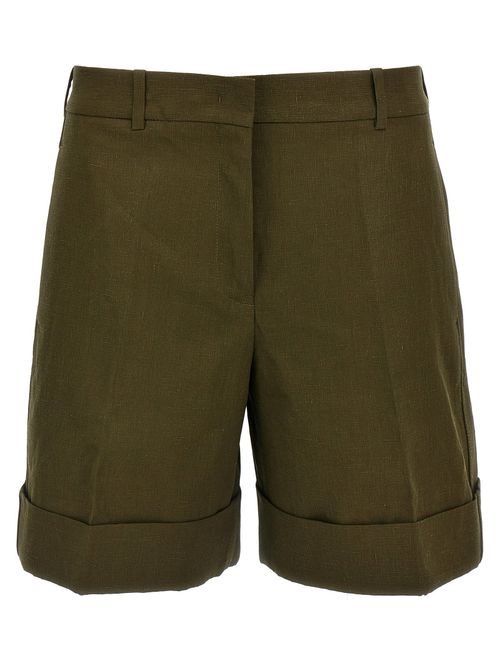 Linen Bermuda Shorts