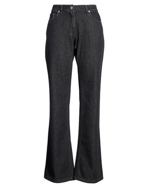 Woman Jeans Black Size 8 Cotton, Polyester