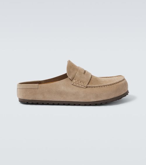 Naples Wrapped suede mules