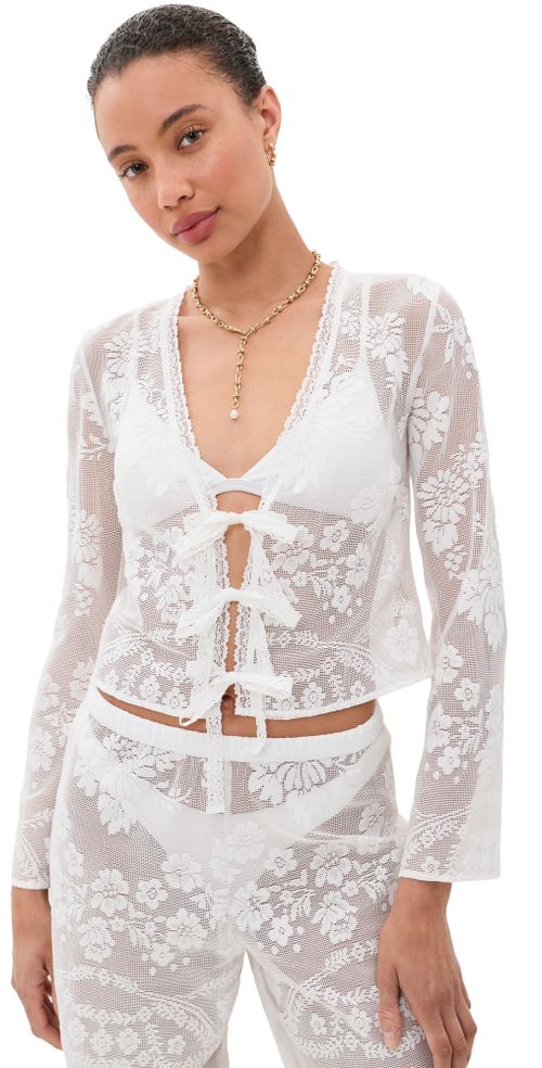 Stacellea Top White