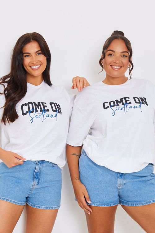 Come On Scotland' Slogan Football T-Shirt