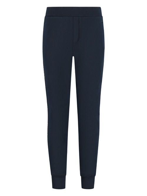 Logo-tape track pants - Blue