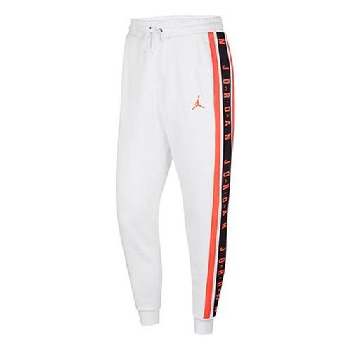 Men's Air Fleece Casual White Long Pants/Trousers