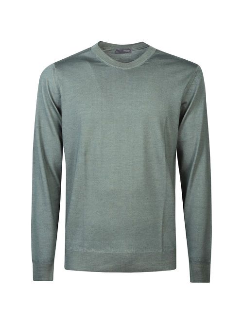 Crew Neck Sweater In Virgin Wool