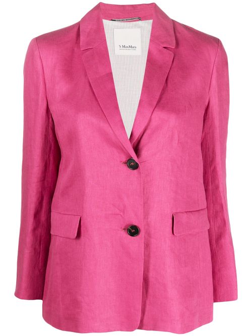 - Single-breasted Linen Blazer