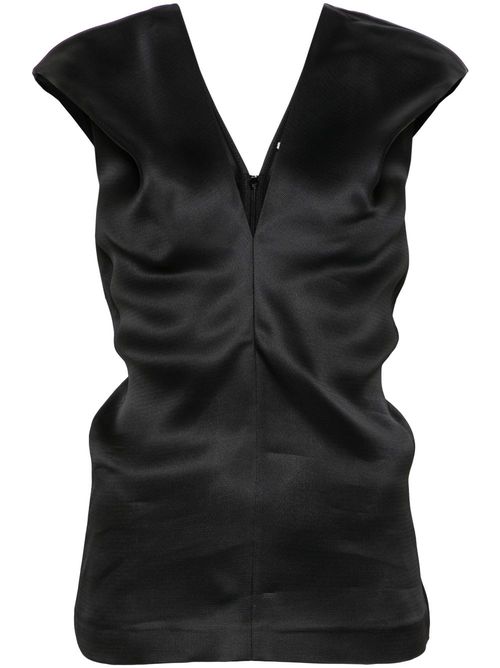 Ami silk blouse - Black