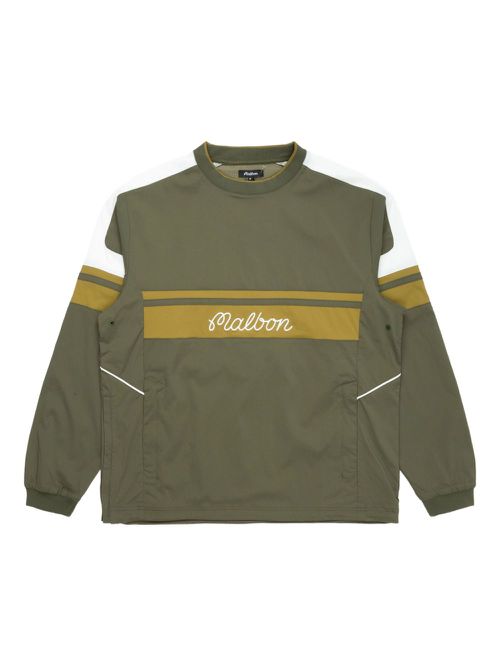 Colour-block pullover jacket - Grey