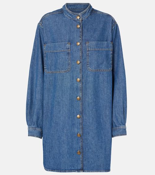 Double Pocket denim shirt dress