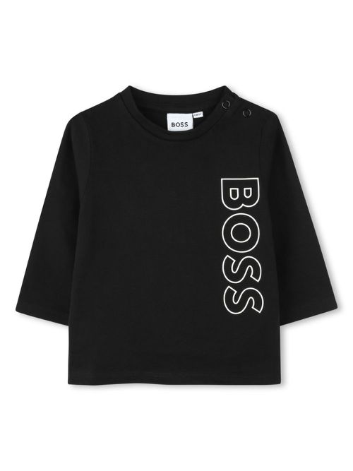 Logo-print T-shirt - Black