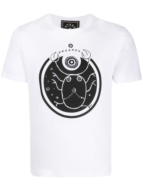 Cancer print T-shirt - White
