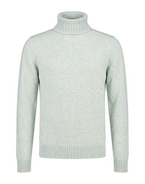 Man Turtleneck Light blue Size L Virgin Wool