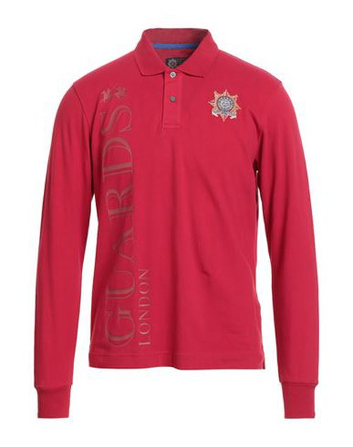 Guards Polo Club Man Polo shirt Brick Size M Cotton, Elastane