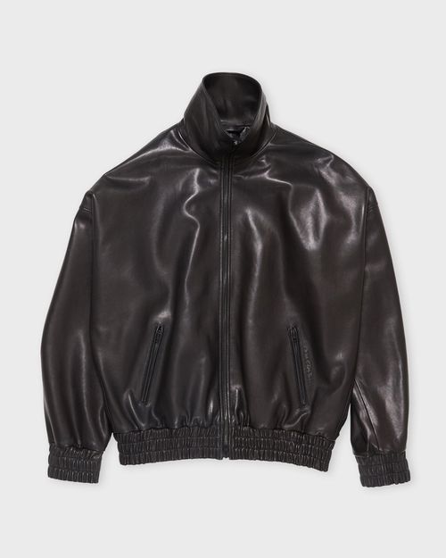 Acne Studios Jacket Relaxed Leather Black