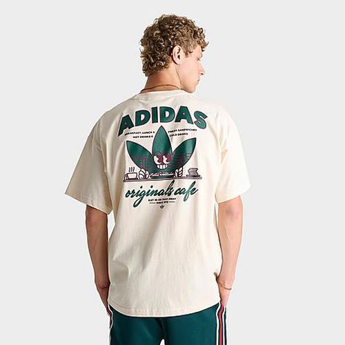 Men's Originals Cafe Graphic T-Shirt in Wonder White