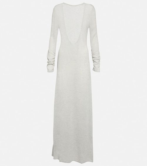 Alpaca-blend maxi dress