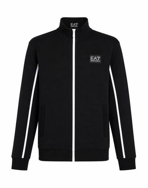 Man Tracksuit Black Size M Cotton
