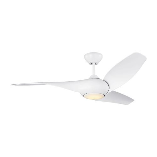 Matte White 52" Ceiling Fan from the Topan Smart 52 LED Collection