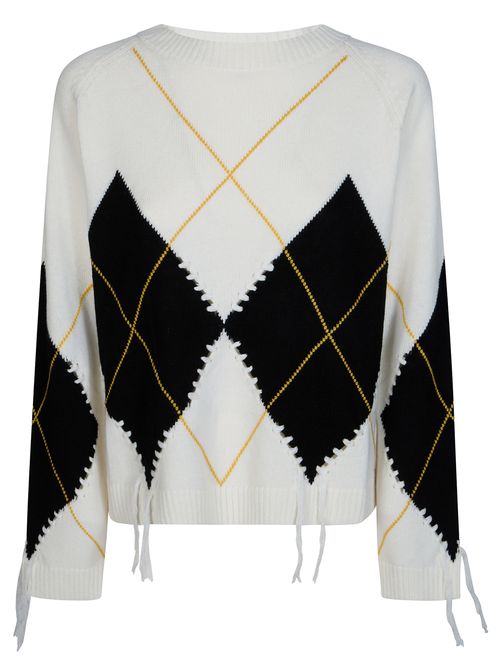 Women's Stylish Knit Pull-Over with Decorative Cut-Outs