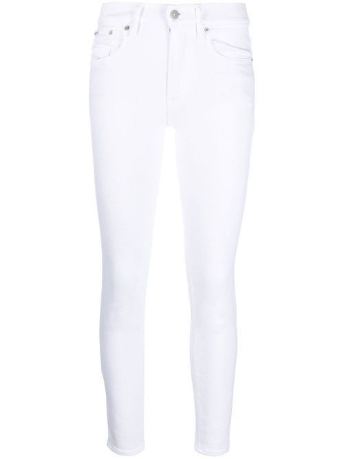 Mid-rise skinny jeans - White
