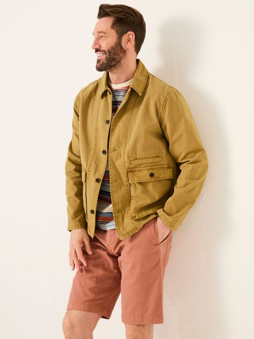FatFace Stone Garment Dye Worker 100% Cotton Jacket