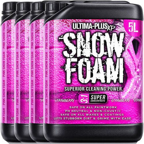 Ultima Plus XP Ultima-Plus XP Snow Foam Car Shampoo pH Neutral Wash - Super Thick Foam Pre-Wash - Strawberry Fragrance