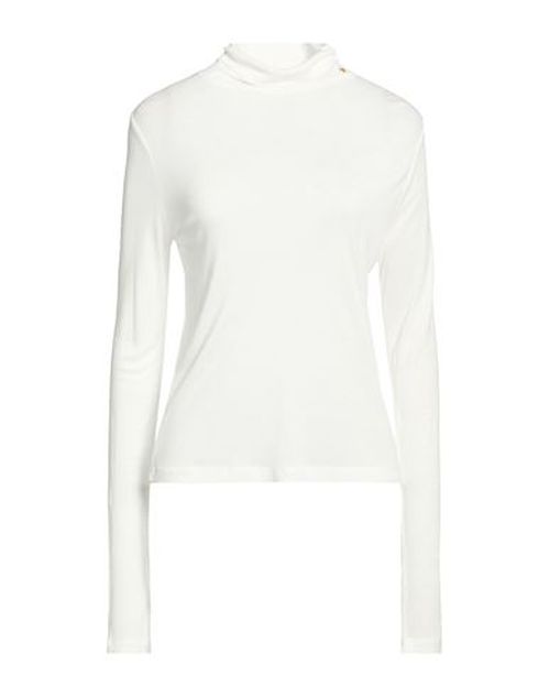 Woman Turtleneck White Size M Micro modal, Cashmere