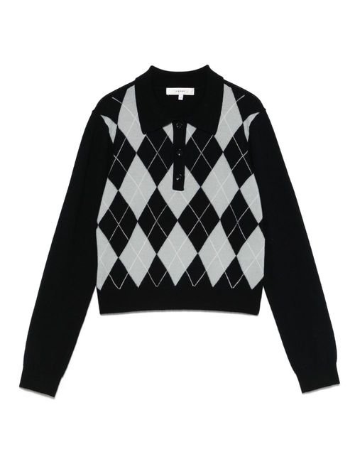 Checked polo top - Blue
