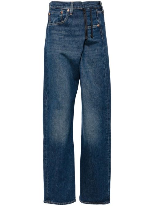 X Levi's zip-detail cotton jeans - Blue