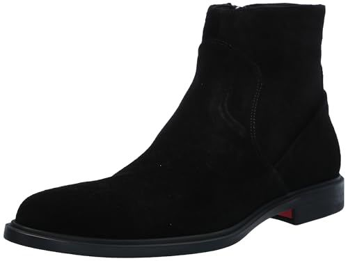 HUGO Suede Side Zip Chelsea Boot