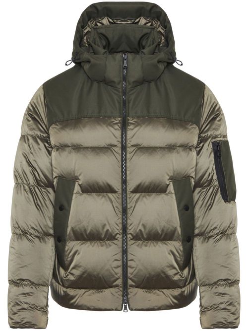 Padded hooded jacket - Green