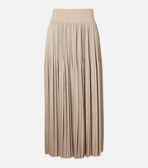 Rabat plissé midi skirt