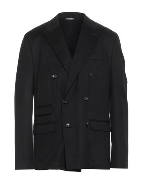 Man Blazer Black Size 36 Cashmere
