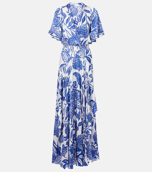 Mabelle satin maxi dress