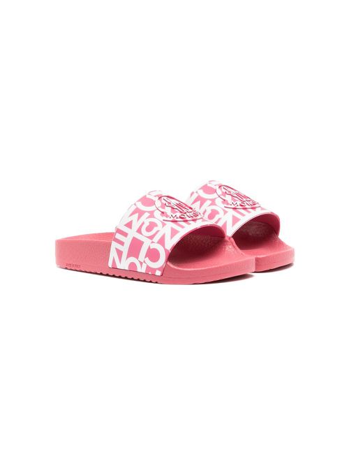 Jeanne logo-print slippers - Pink