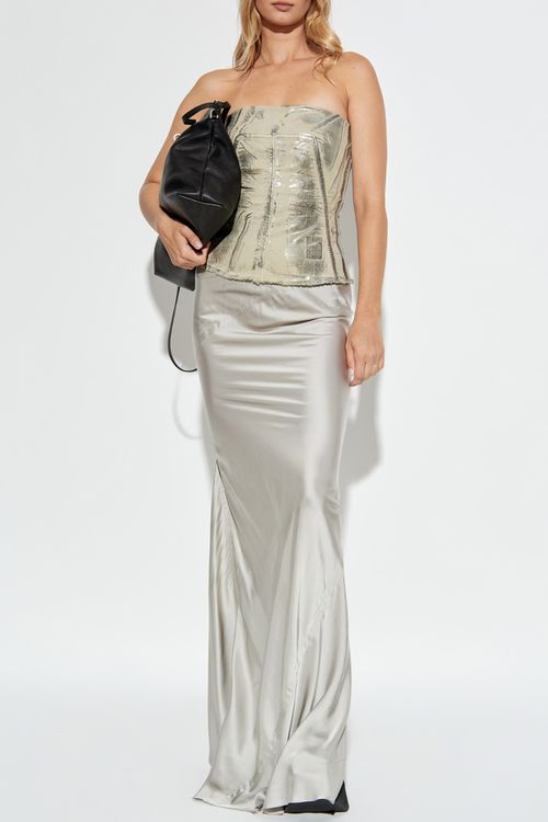 Bustier Top, Women's, Silver