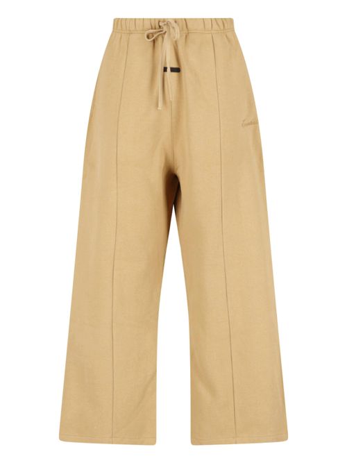 Men's Essential Tapered Lounge Trousers in Cotton-Poly Blend